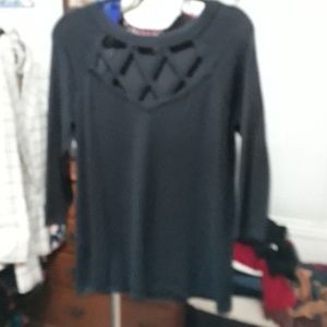 Torrid Black Sweater Size 1 (12/14)
